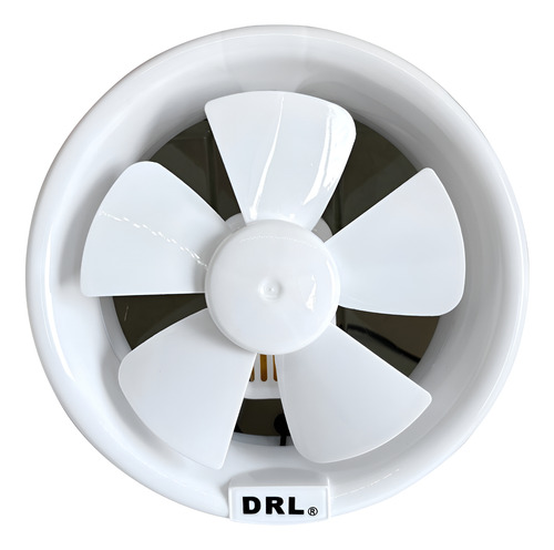 Extractor De Aire 6 Pulgadas Drl Redondo Baño Cocina Sec - Blanco
