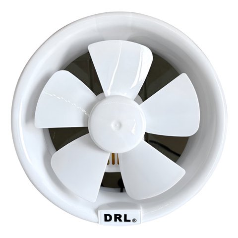 Extractor De Aire 6 Pulgadas Drl Redondo Baño Cocina Sec - Blanco