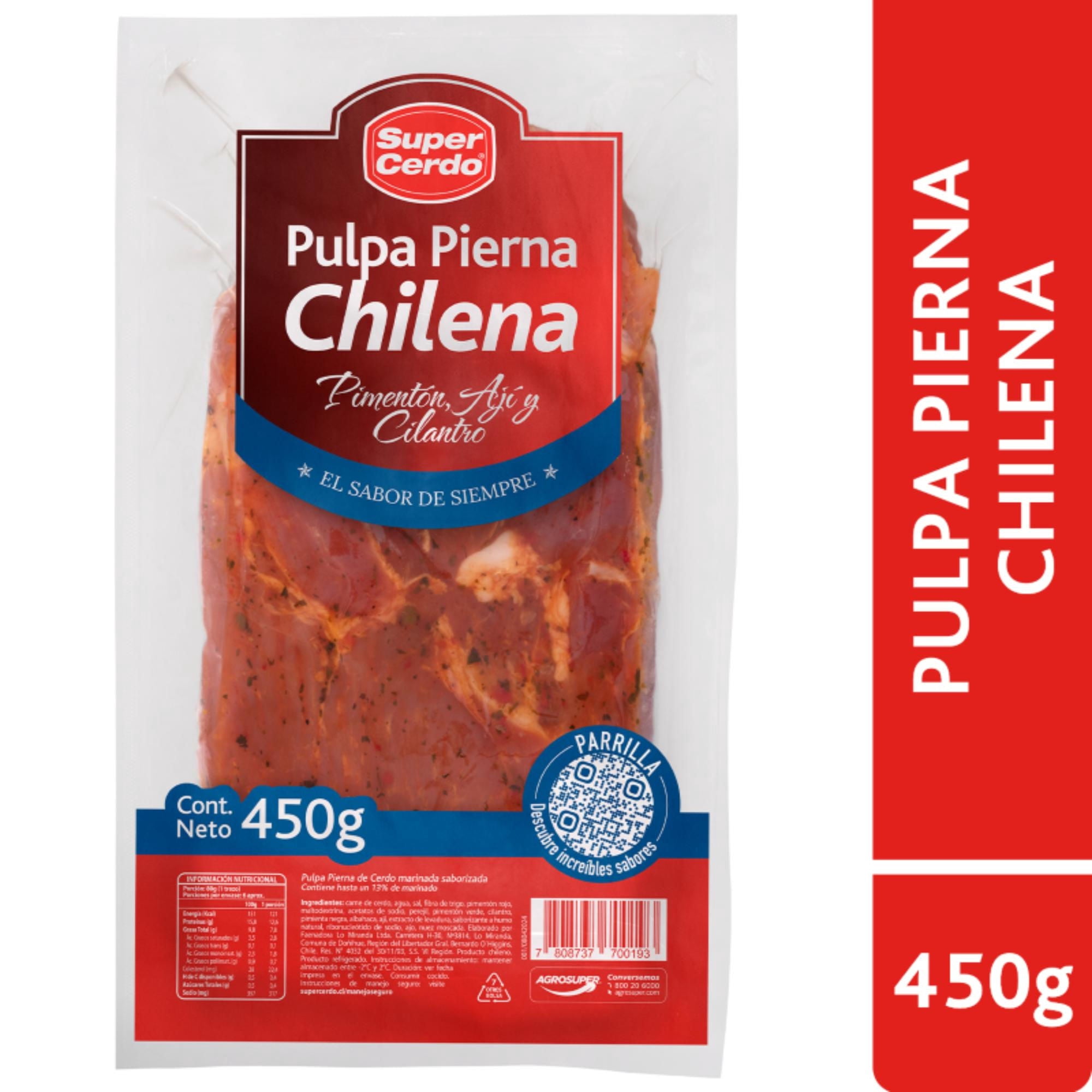 Pulpa De Cerdo Pierna A La Chilena 450 g Super Cerdo