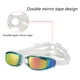 thumbnail image 3 of Gafas de natación con montura grande, resistentes al agua y a la niebla, de silicona galvanizada HD para adultos, para hombres y mujeres., 3 of 6