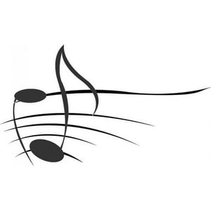 Rienda Libre Graphics - Decomural Quaver Music Score Musical Notes Ws-15513