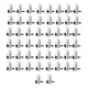 thumbnail image 5 of 50 Piezas De Ganchos Para Colgar Luces De Cadena Resistentes Para Plantas De Interior Y Exterior, Color Blanco, 5 of 5