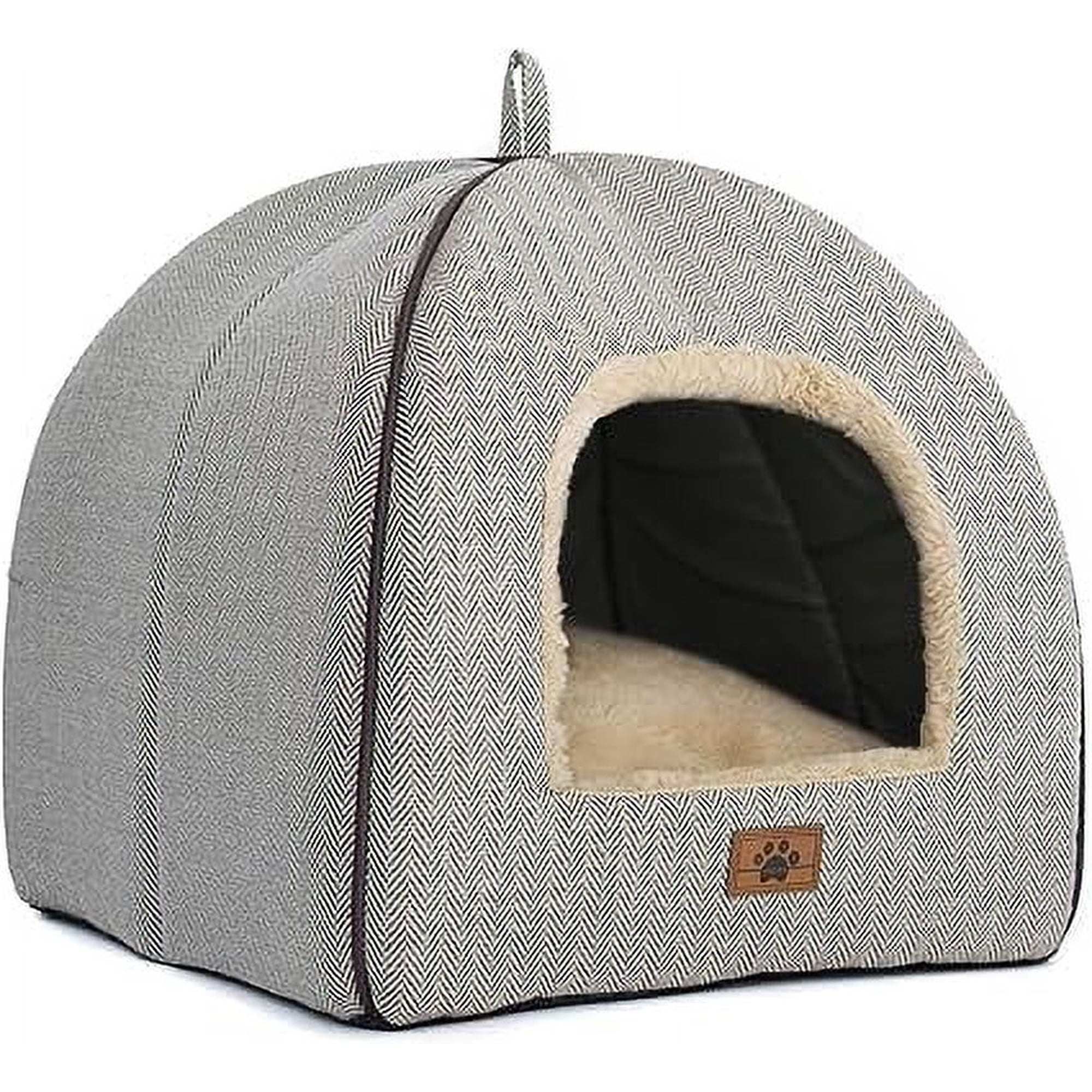 Cama Para Gatos Windracing Cat Cave House Para Gatos De Interior Con Almohada