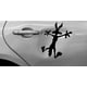 thumbnail image 2 of Sticker Coyote Choque Estampado Pared Auto Camioneta, 2 of 3