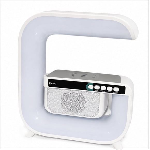 Cargador Portatil iPhone Inteligente Con Bluetooh Radio Led Cuadrado XM-G3