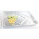 thumbnail image 1 of Molde para tartas KitchenDance desechable de aluminio con tapa, 50 unidades, 17 x 32 cm, 1 of 9
