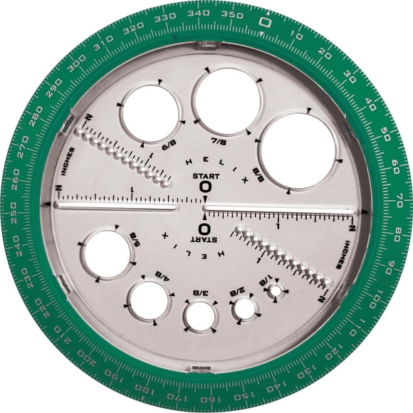 Angle and Circle Maker Helix 360 Degree con plantillas circulares