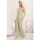 thumbnail image 2 of Enterito Premium Largo Primavera Mujer Tela Texturizada Botones 3387, 2 of 3