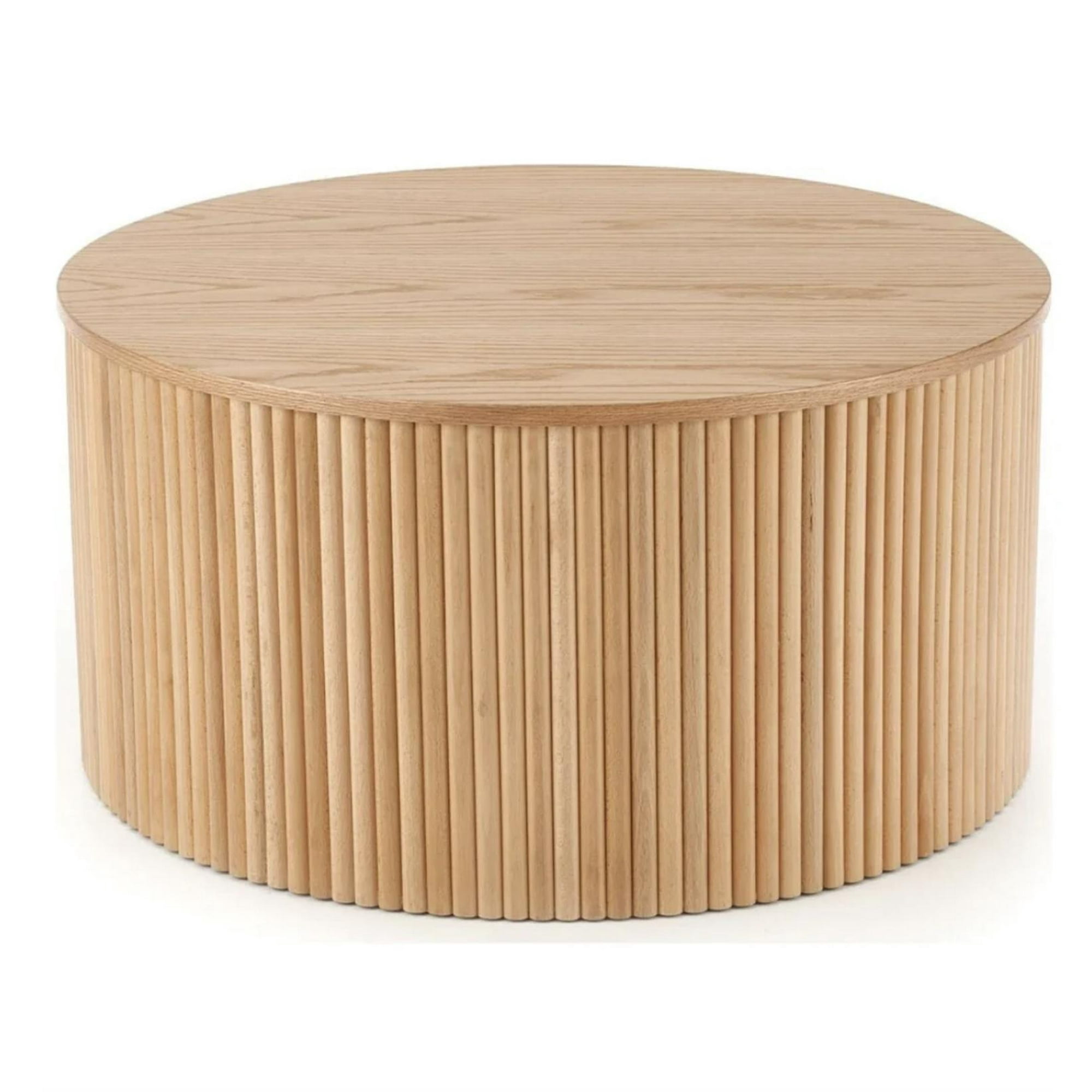 Habita2 Chile - Mesa De Centro 80cm Redonda Boho Bali