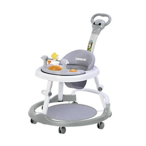 Andador Caminador 4 En 1 Aita Con Manilla Lubabycas Gris