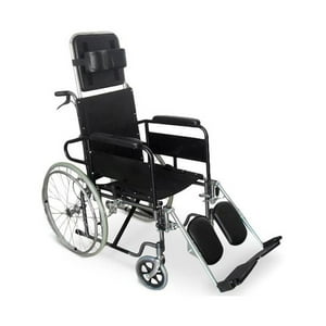 Glomed - Silla De Ruedas Neurológica Premium Negra Negro