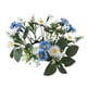 thumbnail image 3 of Daisy Candle Rings Wreaths Flower Wreaths Para Mesa De Comedor De Granja, Blanco Y Azul, 3 of 5