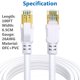 thumbnail image 5 of Cable Ethernet Cat 8 De 100 Pies 40 Gbps 2000 Mhz Rj45 Blanco, 5 of 9