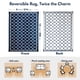 thumbnail image 2 of Alfombra exterior PASAMIC 274x366 cm impermeable reversible azul marino, 2 of 7