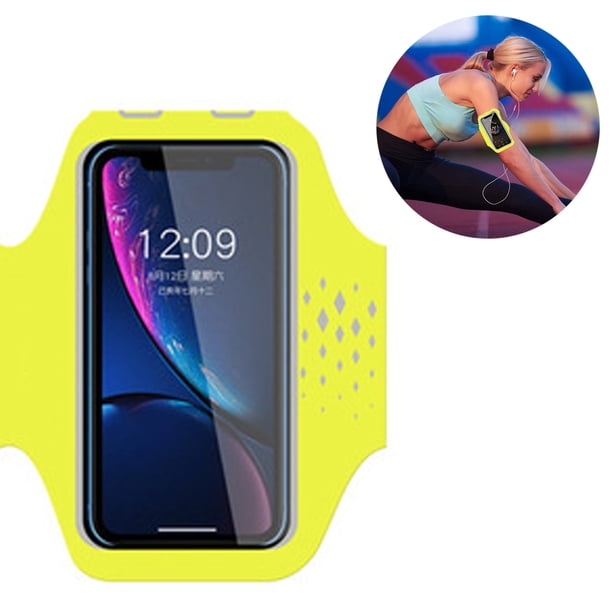 Funda para teléfono móvil para correr, brazalete impermeable para correr, caminar, hacer ejercicio y entrenar en el gimnasio.