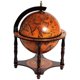 thumbnail image 1 of Globo bar Old Modern Handicrafts con base de 4 patas, 33 cm, rojo, 1 of 6