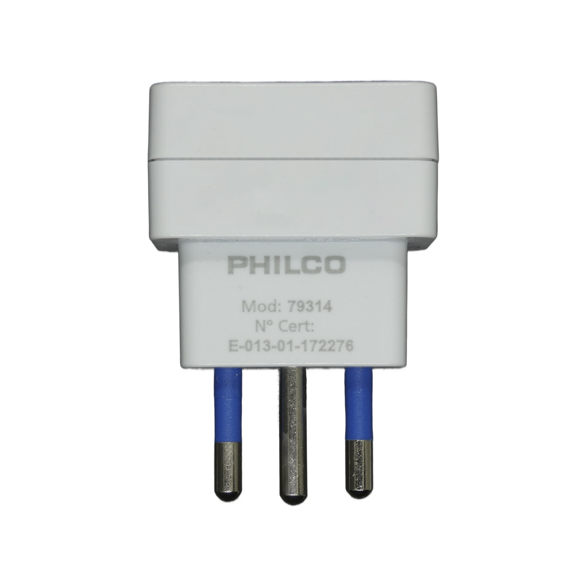 Adaptador Enchufe Con Protección Philco - Sello Sec