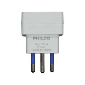 Adaptador Enchufe Con Protección Philco - Sello Sec