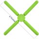 thumbnail image 2 of Juego de 3 Salvamanteles Plegables de Silicona FENGCHEN Verde, 2 of 6