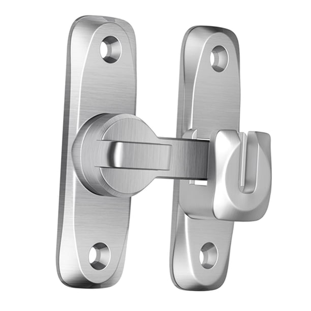 Pestillo De Cerradura De Puerta De Granero, Pestillo De Cerradura De Puerta Abatible Para Baño, Oficina, Hotel, Plateado
