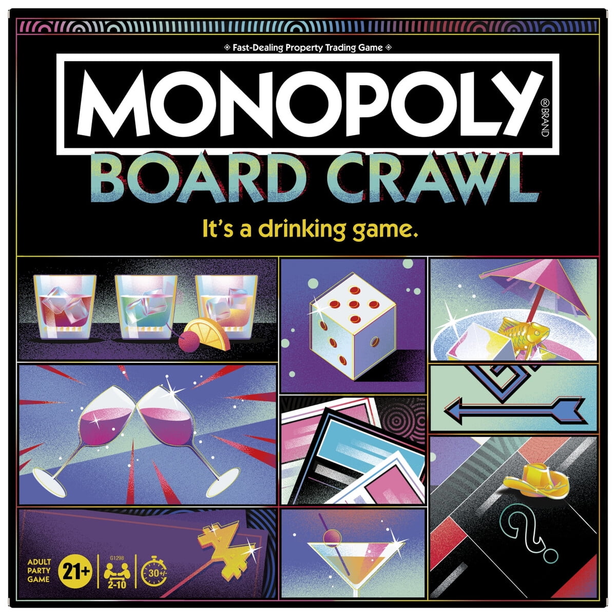 Juego Monopoly Board Crawl Fiesta Para Beber Adultos
