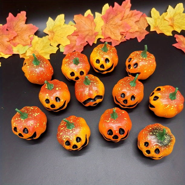 12/50/70/86/128/pcs, Autumn Decoration Set with Maple Leaves, Mini Pumpkins, Pine Cones, and Acorns - Perfect for Thanksgiving, Weddings, and Holiday Parties - Adds a Touch of Fall to Your Home Table