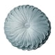 thumbnail image 5 of Pintuck Pillow Round Pumpkin Floor Pillow para silla Couch Blue-Plush, 5 of 5