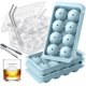 thumbnail image 1 of Juego de 3 bandejas para cubos de hielo de 4,5 cm – Cozy Kitchen Essentials, 1 of 8