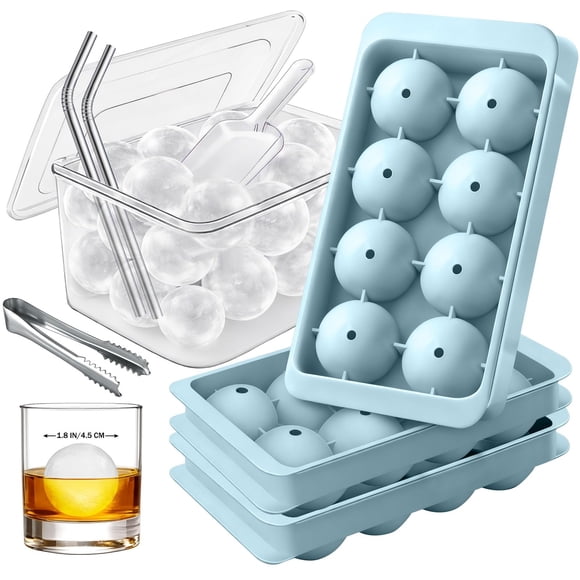 Juego de 3 bandejas para cubos de hielo de 4,5 cm – Cozy Kitchen Essentials