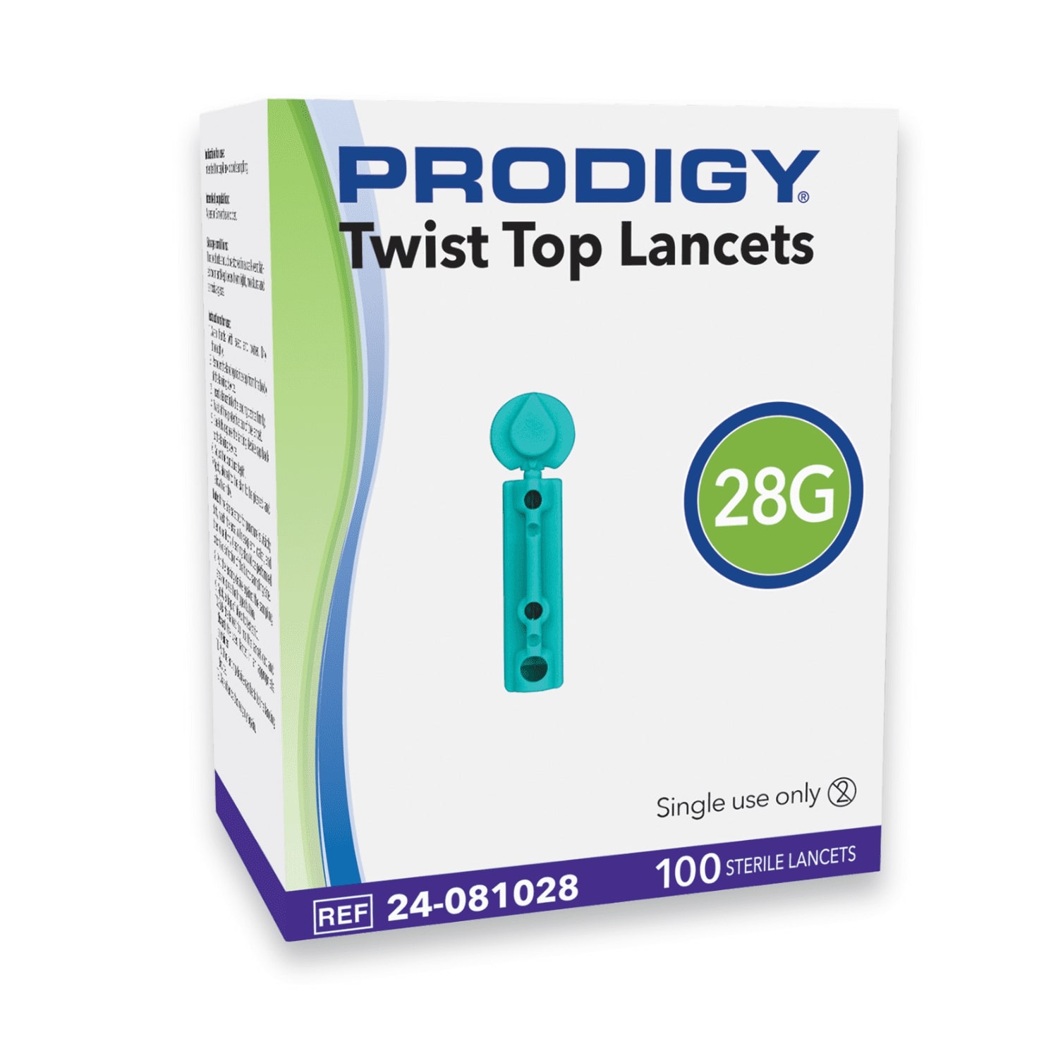 Lancetas Prodigy Diabetes Care 100 Unidades