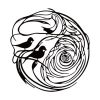 Magideal - Decoración De Pared De Pájaro De Metal, Silueta De Pájaro De Pared, Decoración Artística De Pared De Hierro Para Balcón, Entrada, Granja, Habitación,