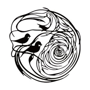 Magideal - Decoración De Pared De Pájaro De Metal, Silueta De Pájaro De Pared, Decoración Artística De Pared De Hierro Para Balcón, Entrada, Granja, Habitación,