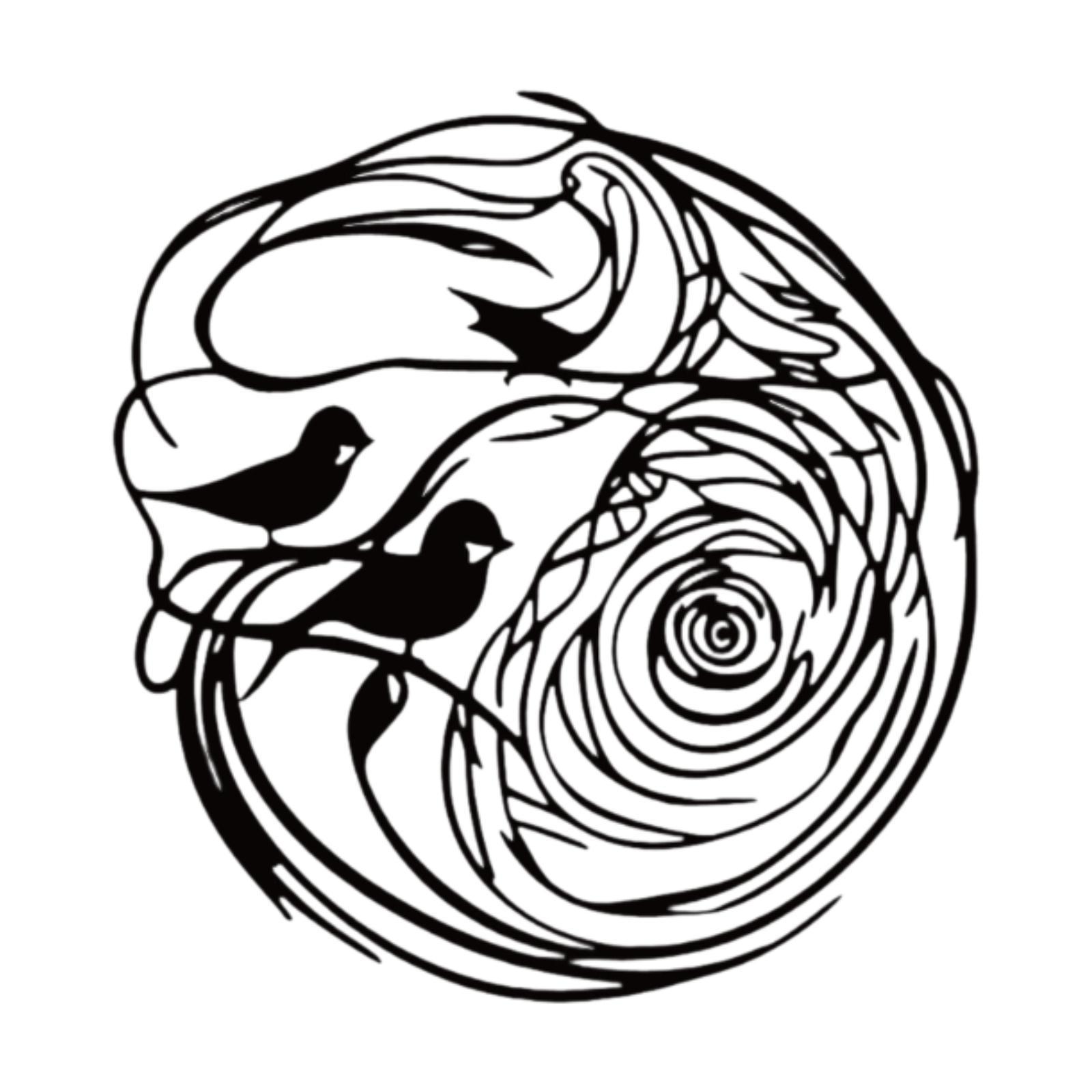 Magideal - Decoración De Pared De Pájaro De Metal, Silueta De Pájaro De Pared, Decoración Artística De Pared De Hierro Para Balcón, Entrada, Granja, Habitación,