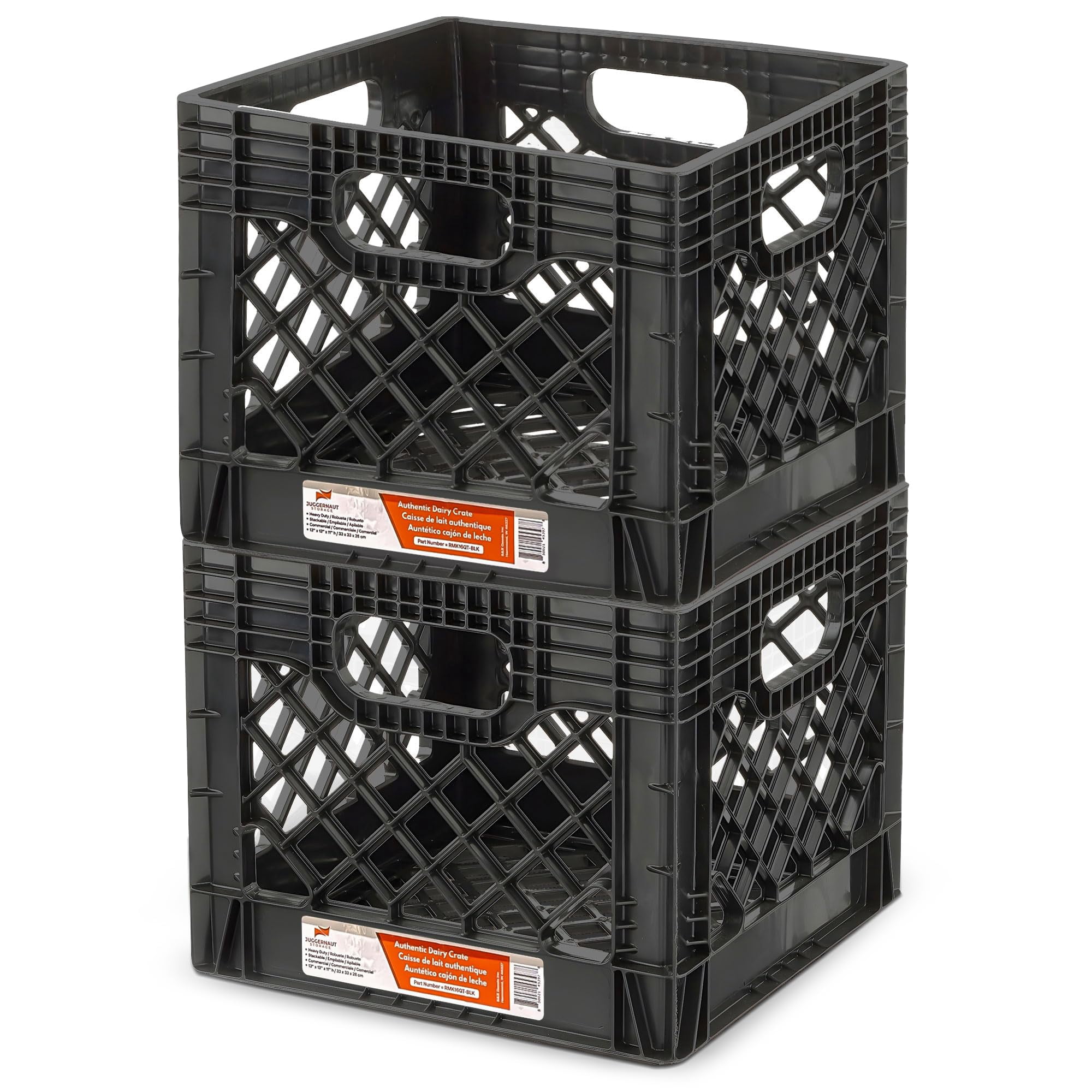 Juggernaut Storage - Juego De 2 Cajas Resistentes Juggernaut Para Leche De 16 Qt