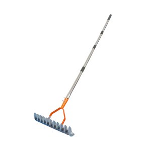 Ioensy - Rastrillo Ergonómico Para Césped, Ideal Para Jardines Y Patios Al Aire Libre.