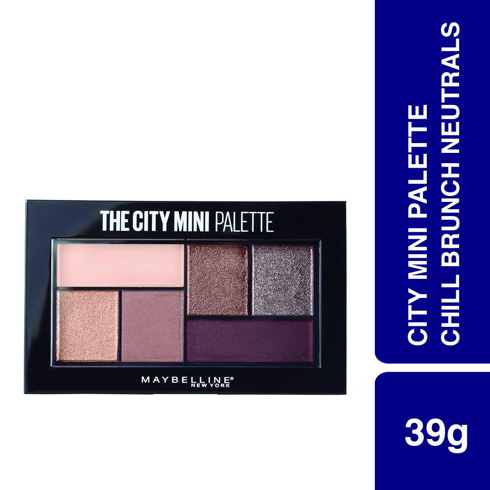 Paleta De Sombras The City Mini Palettes 410 Chill Brunch Neutrals 1 Un Maybelline
