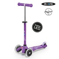 Scooter Micro Mini Deluxe Led Morado