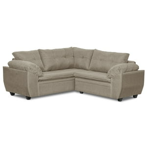 Deco Outlet - Seccional Liverpool 3.2 Tela Beige