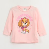 Polera Manga Larga Niña Pawsome Skye Rosado Paw Patrol