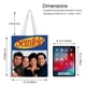 thumbnail image 5 of Seinfeld Bolso de tela con estampado de lienzo para mujer, bolsa de compras reutilizable y estética, con cremallera interior, regalo para mujer,40*45cm., 5 of 6