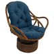thumbnail image 1 of Silla mecedora giratoria Pillow International Caravan Bali de ratán, 1 of 1