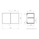 thumbnail image 5 of Mueble Cocina Lys a Muro 80x36x50 cm Color Blanco Desarmado, 5 of 5