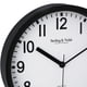 thumbnail image 4 of Reloj Pared 22 cm Negro Circular Plastico, 4 of 5