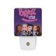 thumbnail image 1 of Chicas Bratz Luz nocturna LED con sensor de anochecer a amanecer para dormitorio, baño, pasillo, escaleras - Lámpara LED nocturna de enchufe, 0.5W - 1 pieza, 1 of 6