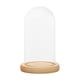 thumbnail image 1 of Tarro tipo campana tipo cúpula con Base de madera, cubierta transparente portátil y duradera, multifuncional, para regalo de inauguración de la casa , Estilo I, 1 of 5