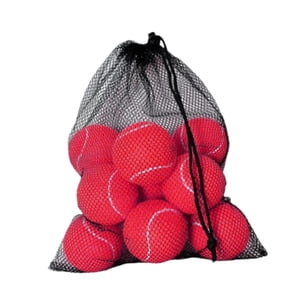 Ioensy - 12 Pelotas De Tenis, Pelotas De Juego Prácticas Para Actividades De Entretenimiento En Interiores, Color Rojo