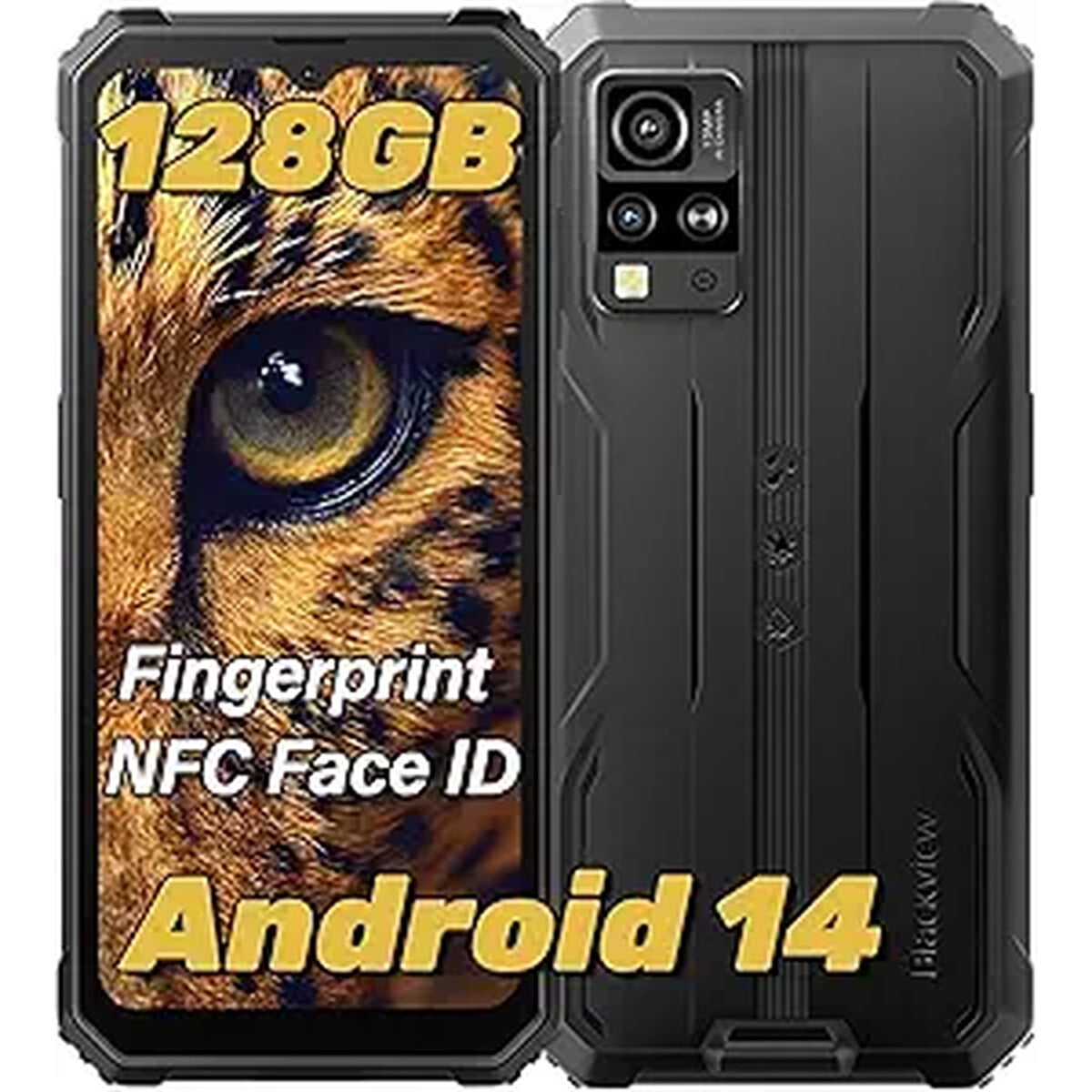 Smartphone Blackview Bv4800 Pro 6.56 4gb 128gb Negro Dual Sim