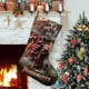 thumbnail image 1 of Thunderbolts Tema: Calcetines de Navidad, fino lino blanco para colgar en escaleras y chimenea, decoración navideña para el hogar, regalo de Navidad.54cm×38cm, 1 of 5