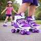 thumbnail image 5 of Patines 4 Ruedas Ajustable Artísticos Morado Para Niñas, 5 of 5