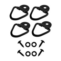 Magideal - Clip De Montaje En Superficie De Anclaje De Anillo En V De Carga, Ancla De Remolque, Perno De Anillo En V De Acero Al Carbono Para Camionetas De Ganchos De 4 Piezas